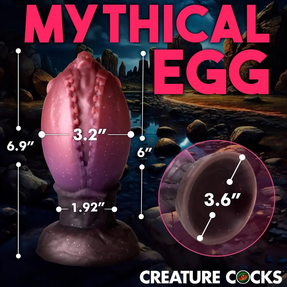 Fantasy Dildos Dragon Egg Sex Toy Dragon Hatch Silicone Egg - XL  Fantasy Dildos