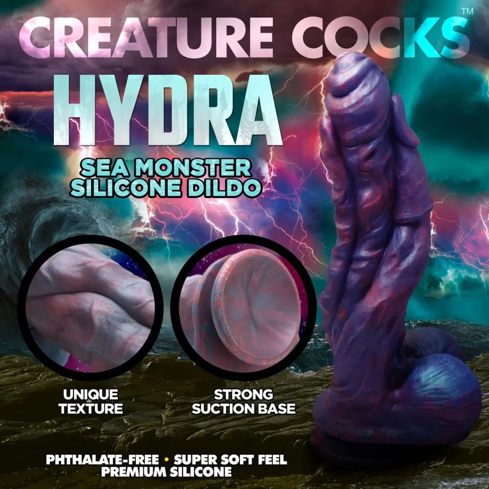 Fantasy Dildos Hydra Sea Monster Dildo Silicone  Dildos