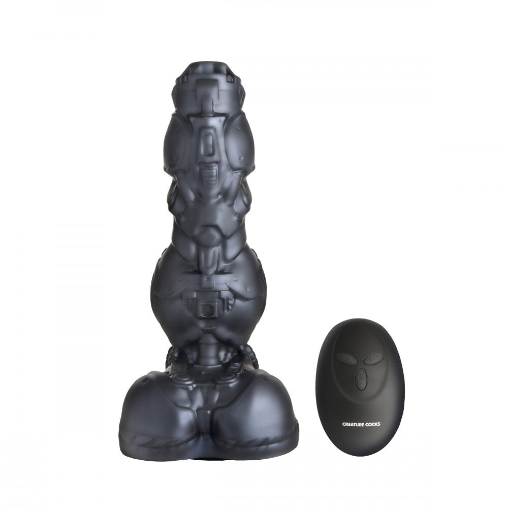 Fantasy Dildos Sex Robot Dildo Cyborg Cock Thrusting and Vibrating Dildo Silicone  Fantasy Dildos