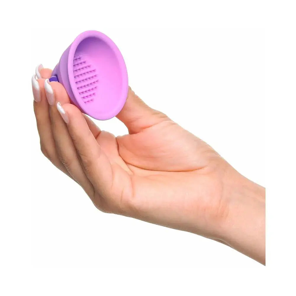 Fantasy For Her Silicone Vibrating Nipple Suckers Purple  Fetish - Nipple Clips Clamps & Suckers