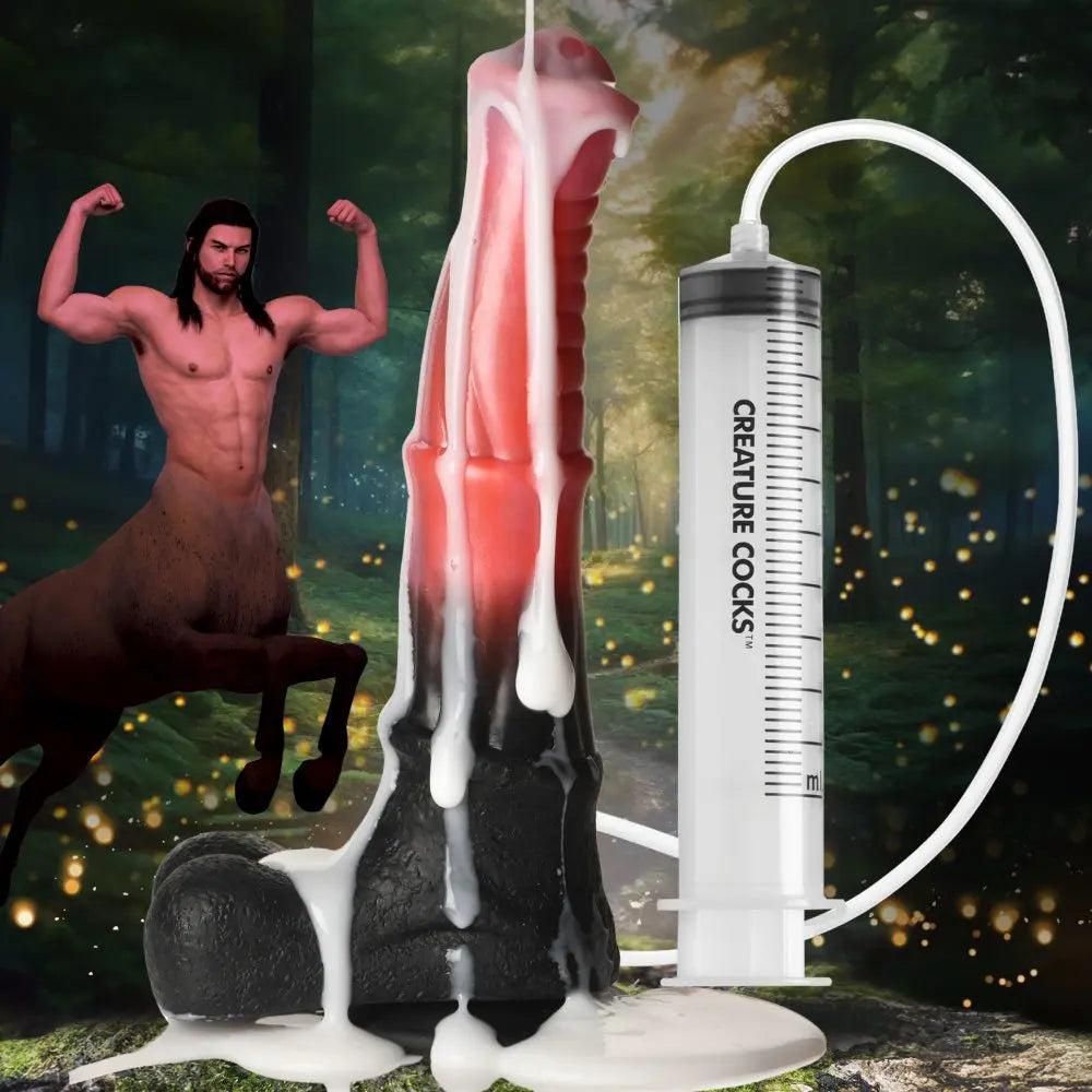 Fantasy Sex Toy Centaur Explosion Silicone Horse Squirting Dildo  Dildos