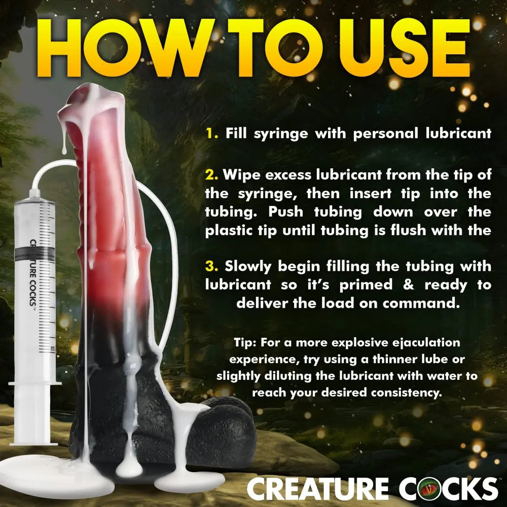 Fantasy Sex Toy Centaur Explosion Silicone Horse Squirting Dildo  Dildos