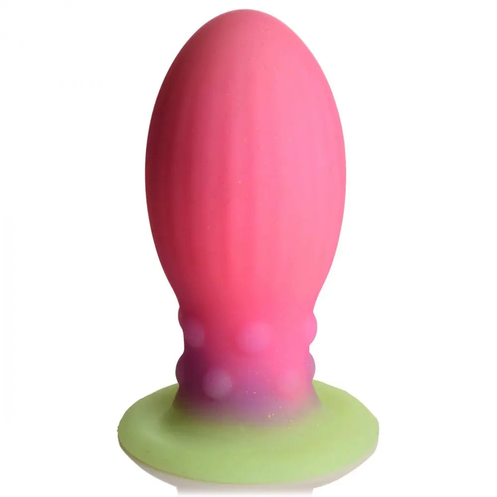 Fantasy Sex Toys Alien Egg Dildo Xeno Egg Glow in the Dark Silicone Egg - Large  Fantasy Dildos