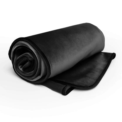 Fascinator Lush Throw  Black Microvelvet - King Size  BDSM