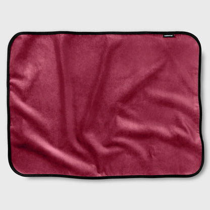 Fascinator Throw Merlot  Microvelvet - Mini  BDSM
