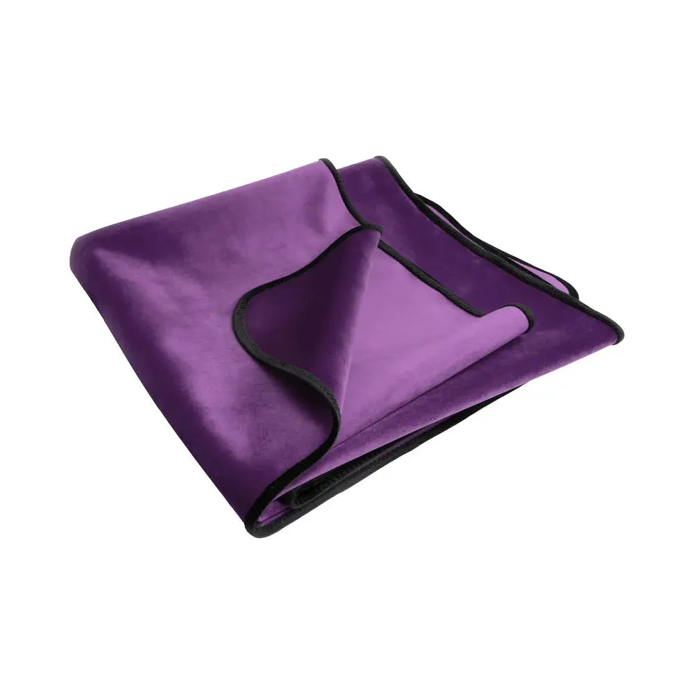 Fascinator Waterproof Throw Sex Blanket Aubrergine Microvelvet - Regular Size Splash Blanket  BDSM