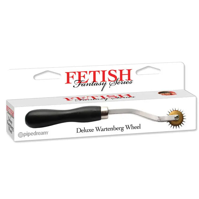 Fetish Fantasy Series Deluxe Wartenberg Wheel Silver/Black  Fetish - Sensory Stimulation