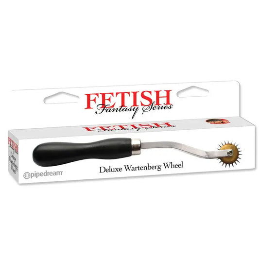 Fetish Fantasy Series Deluxe Wartenberg Wheel Silver/Black  Fetish - Sensory Stimulation