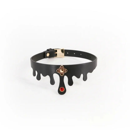 Fetish & Fashion Elvira Collar Black BDSM Collar  Fetish - Cuffs & Restraints