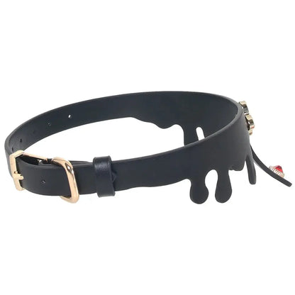 Fetish & Fashion Elvira Collar Black BDSM Collar  Fetish - Cuffs & Restraints