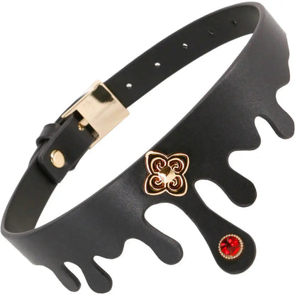 Fetish & Fashion Elvira Collar Black BDSM Collar  Fetish - Cuffs & Restraints