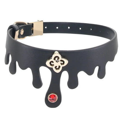 Fetish & Fashion Elvira Collar Black BDSM Collar  Fetish - Cuffs & Restraints