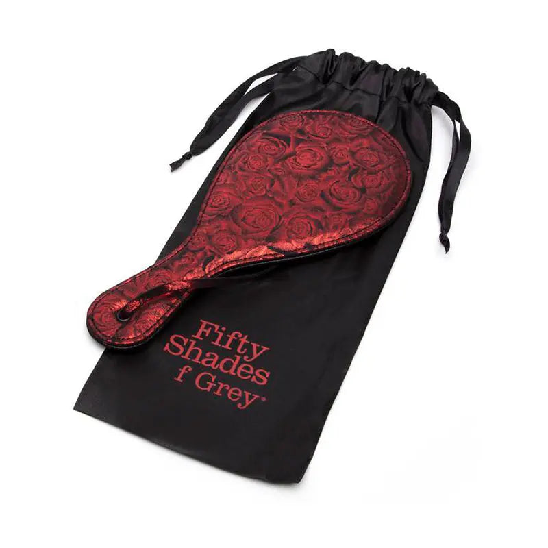 Fifty Shades of Grey Sweet Anticipation Faux Leather Round Paddle Red  Fetish - Whips Crops & Paddles