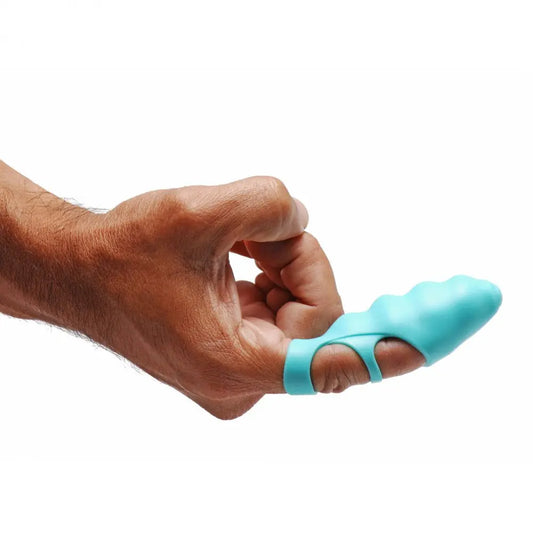 Finger Bang-her Vibe - Teal  Vibrating Toys