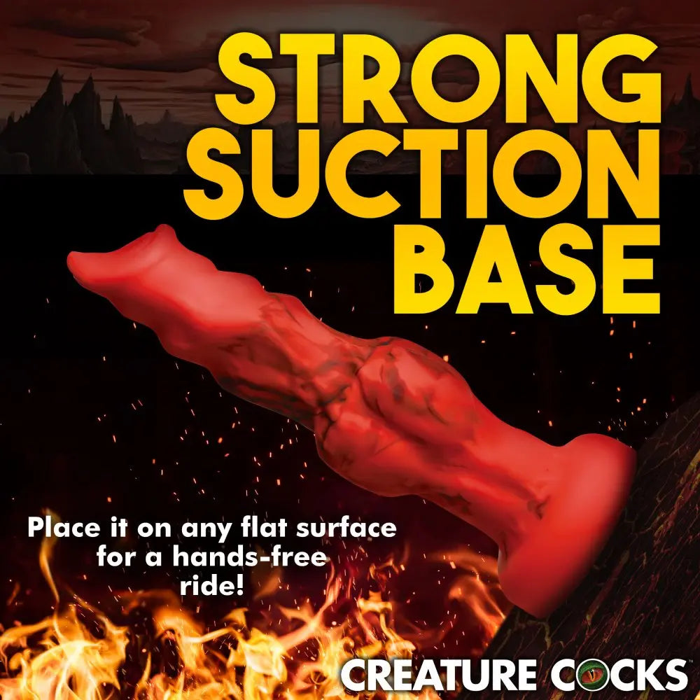 Fire Hound Silicone Dildo - Large  Fantasy Dildos