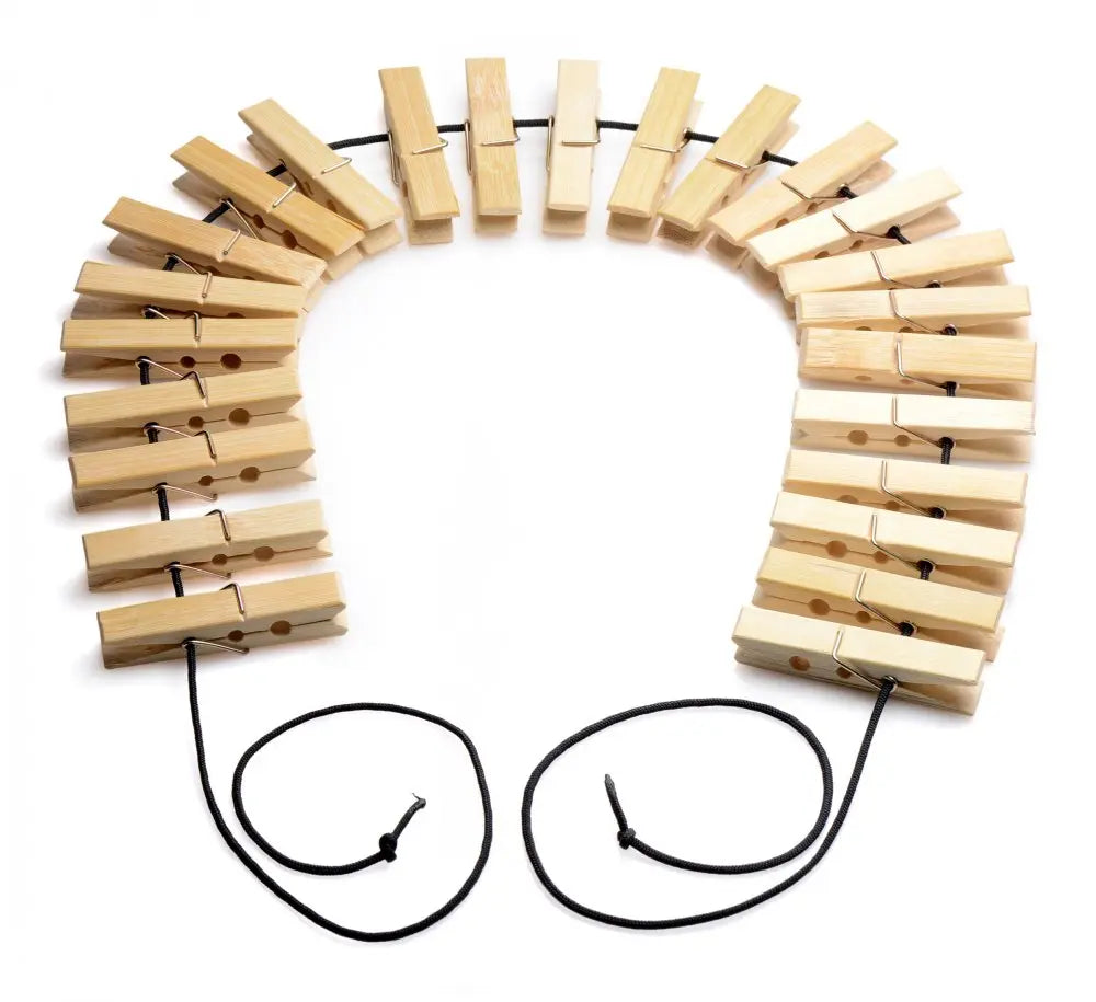 Firecracker Clothespin Body Zipper  Nipple and Clit Toys