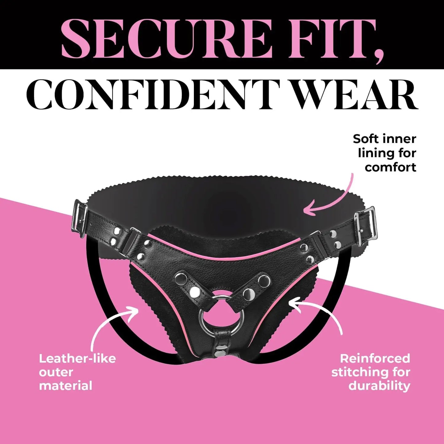 Flamingo Low Rise Strap-On Harness Classic Strap-on Harness  Strap-Ons and Harnesses