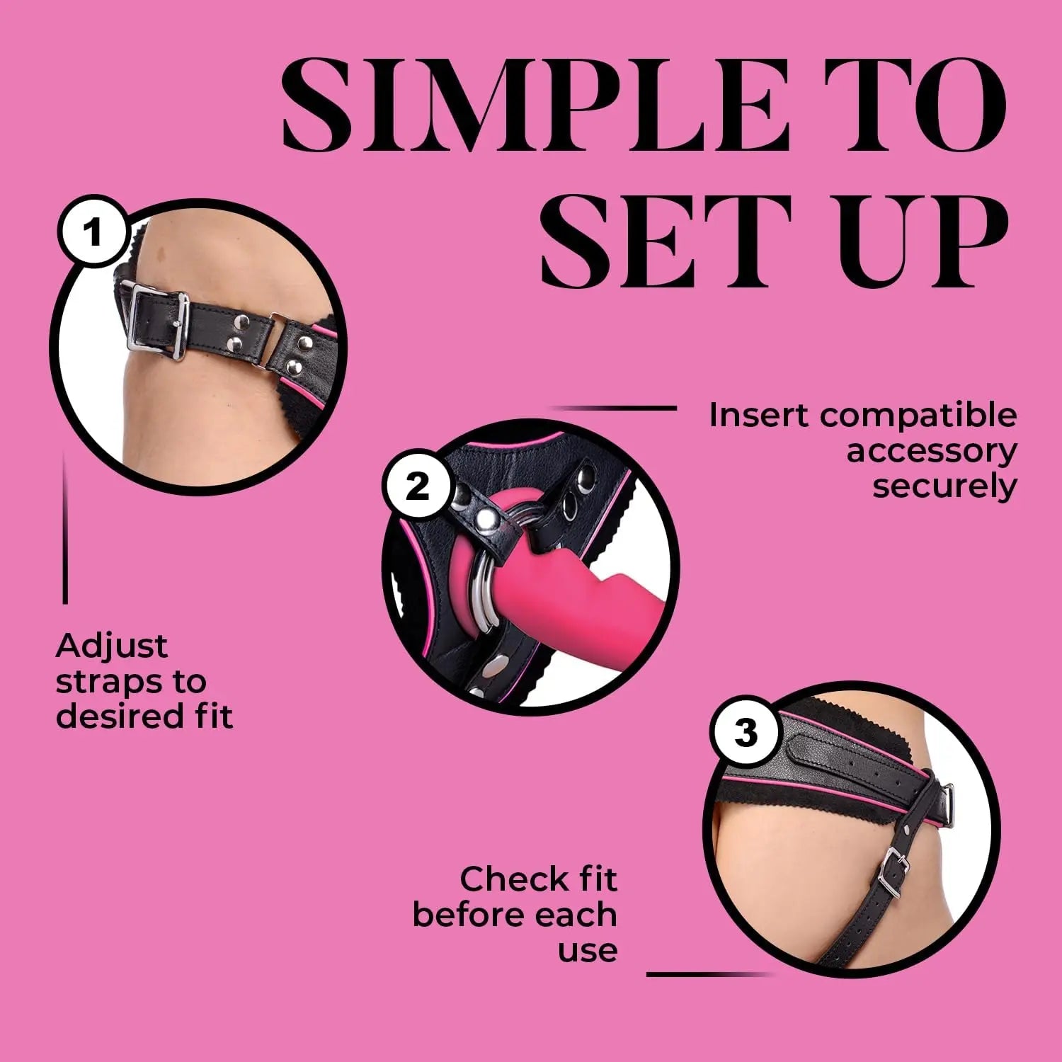 Flamingo Low Rise Strap-On Harness Classic Strap-on Harness  Strap-Ons and Harnesses