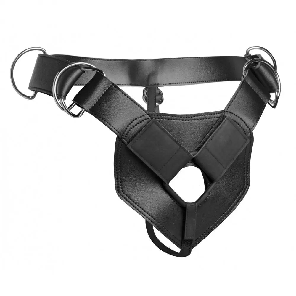 Flaunt Heavy Duty Strap-On Harness with Dildo Classic Strap-on Harness  Strap-Ons and Harnesses