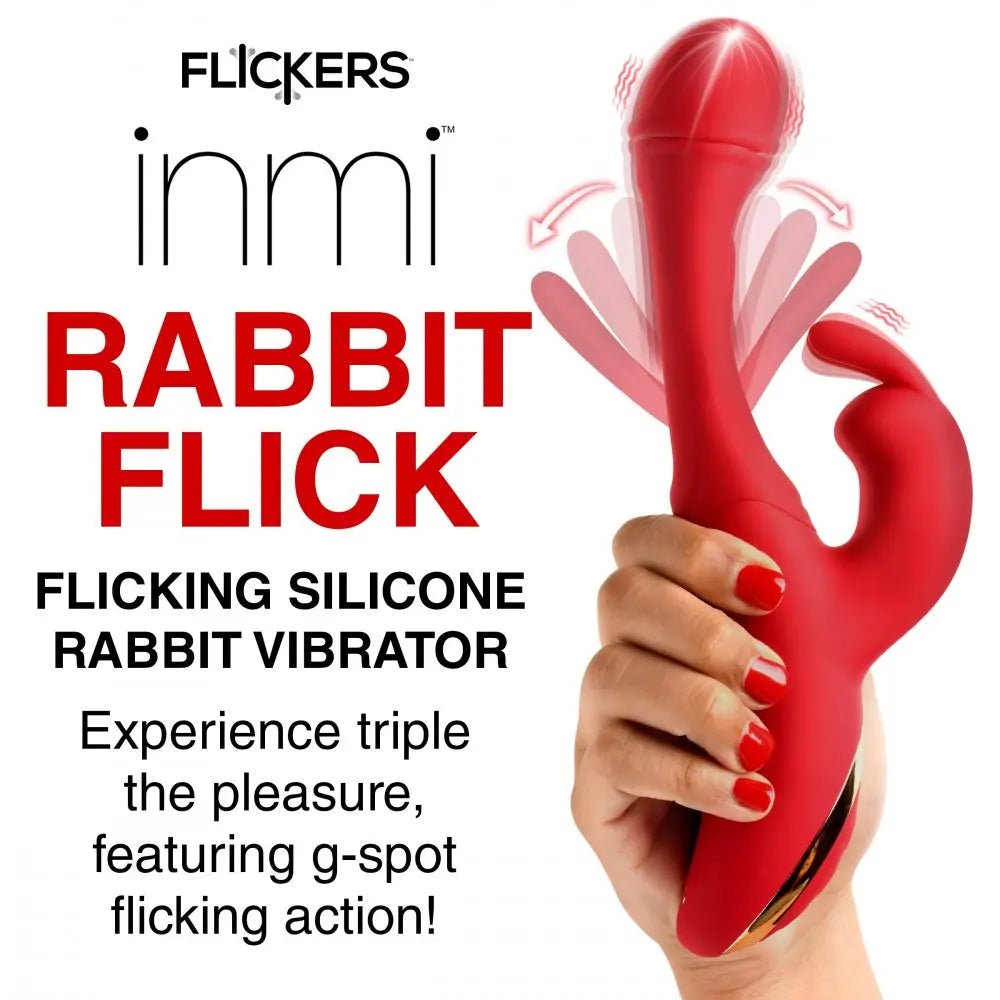 Flicking Silicone Rabbit Vibrator  Rabbit Vibrators