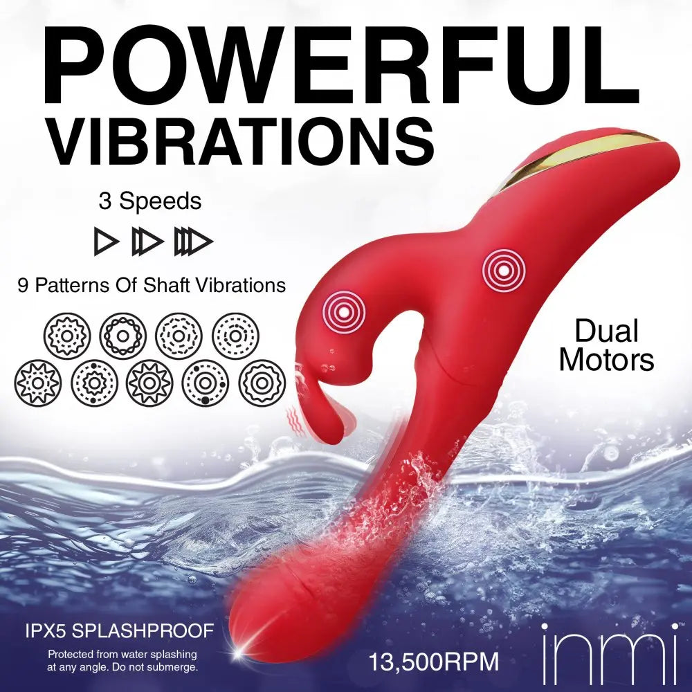 Flicking Silicone Rabbit Vibrator  Rabbit Vibrators