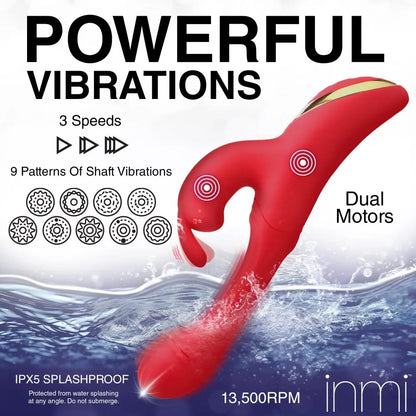Flicking Silicone Rabbit Vibrator  Rabbit Vibrators
