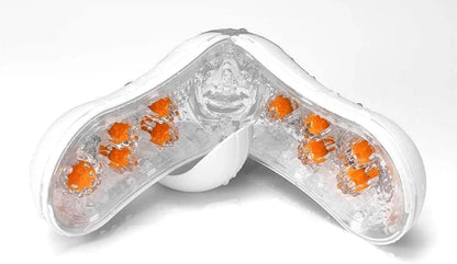 Flip Orb Orange Crash Male Masturbator Sex Toy  Sex Toy for Men