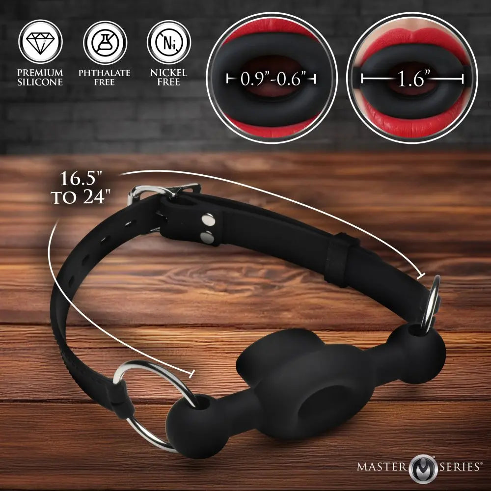 Forced Silicone Feeding Gag  Ring Gag