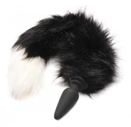 Fox Tail Butt Plug - Small Anal Plug with Interchangeable Tail  BDSM Pet Play Anal Plug