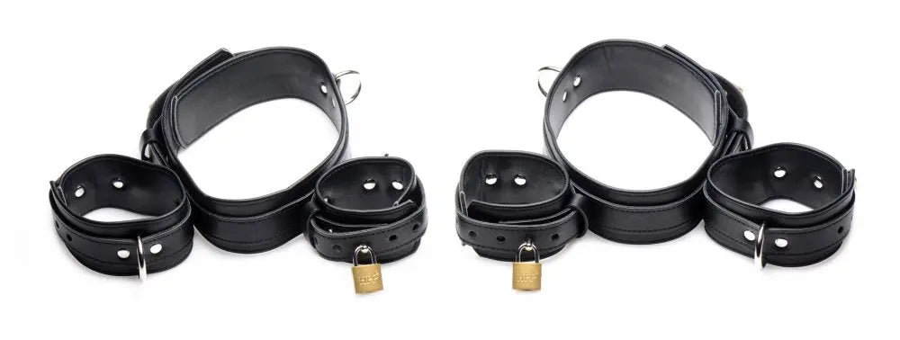 Frog-Tie Restraint Set Bondage Thigh Cuffs BDSM Restraints  Restraints and Cuffs