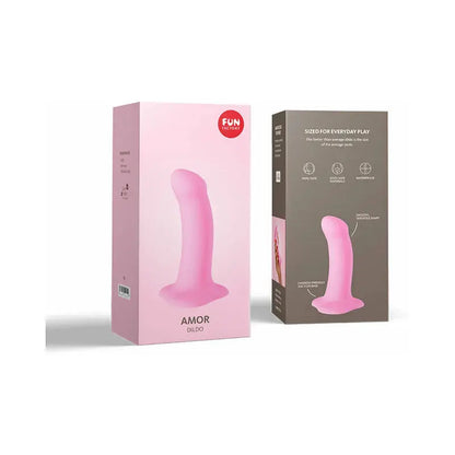 Fun Factory AMOR Curved Anal Dildo Candy Rose  Curved Dildo