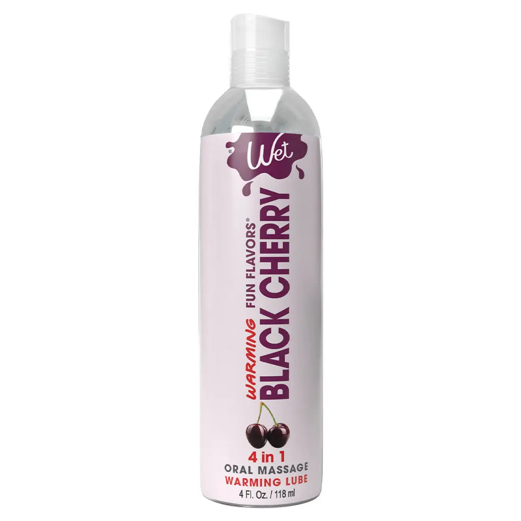Fun Flavours Black Cherry 4 Fl. Oz. / 118 ml  Lubes, Lotions and Accessories