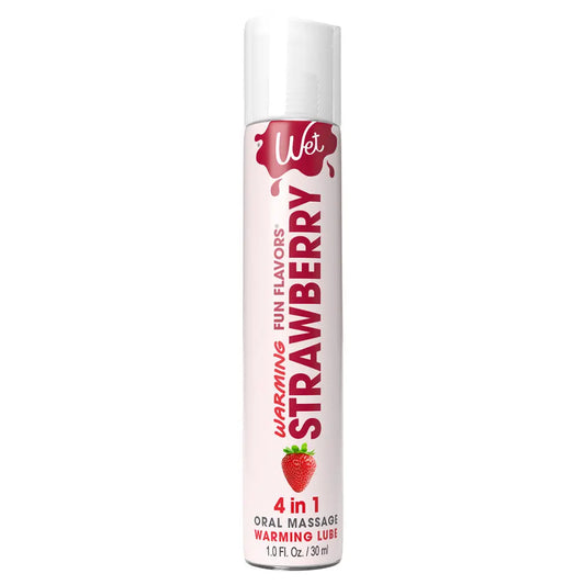 Fun Flavours Strawberry 1 Fl. Oz. / 30 ml  Lubes, Lotions and Accessories