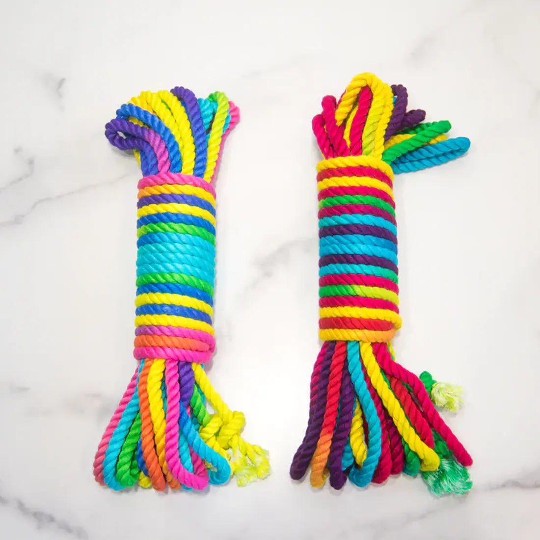 Funfetti Rainbow Bondage Rope  BDSM