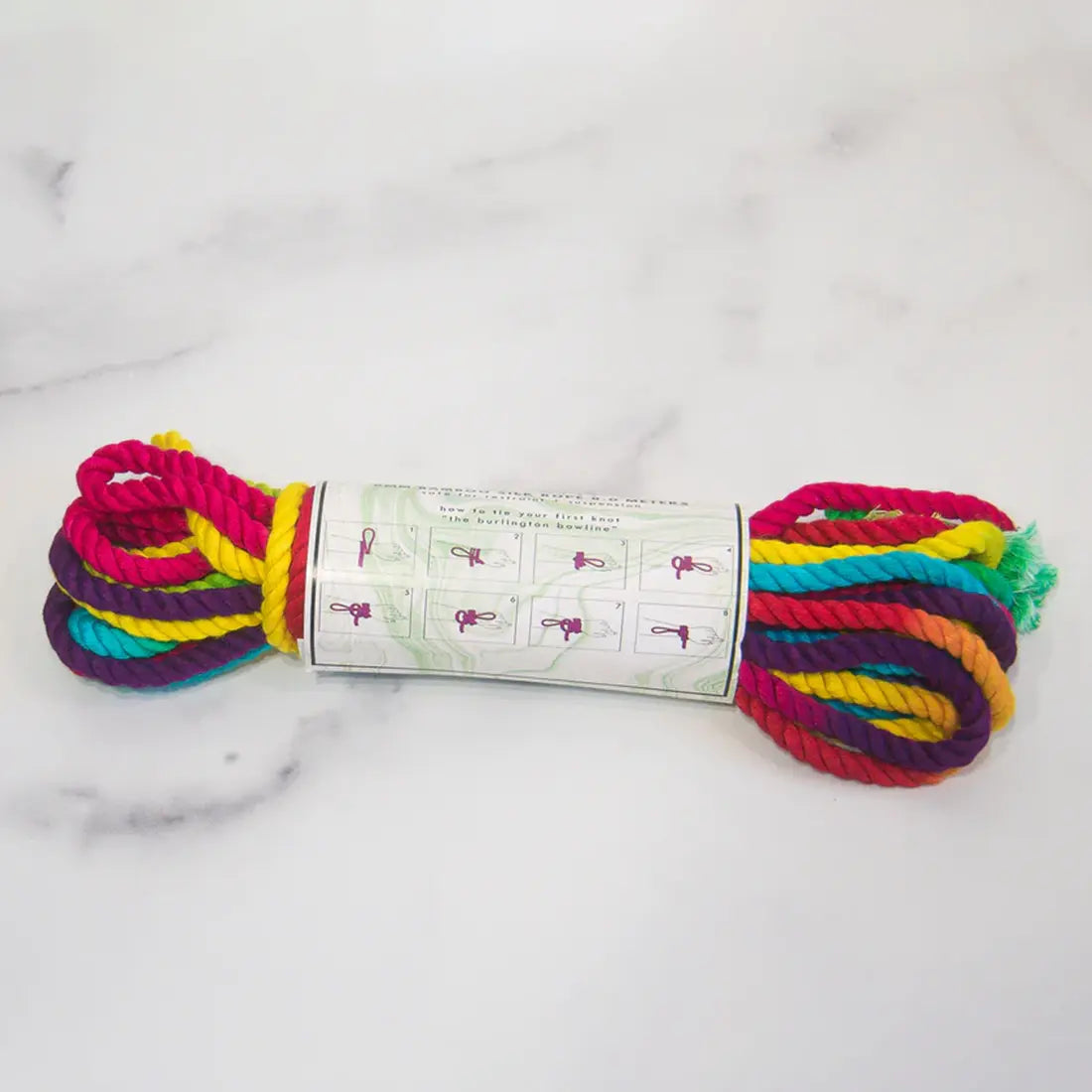 Funfetti Rainbow Bondage Rope  BDSM