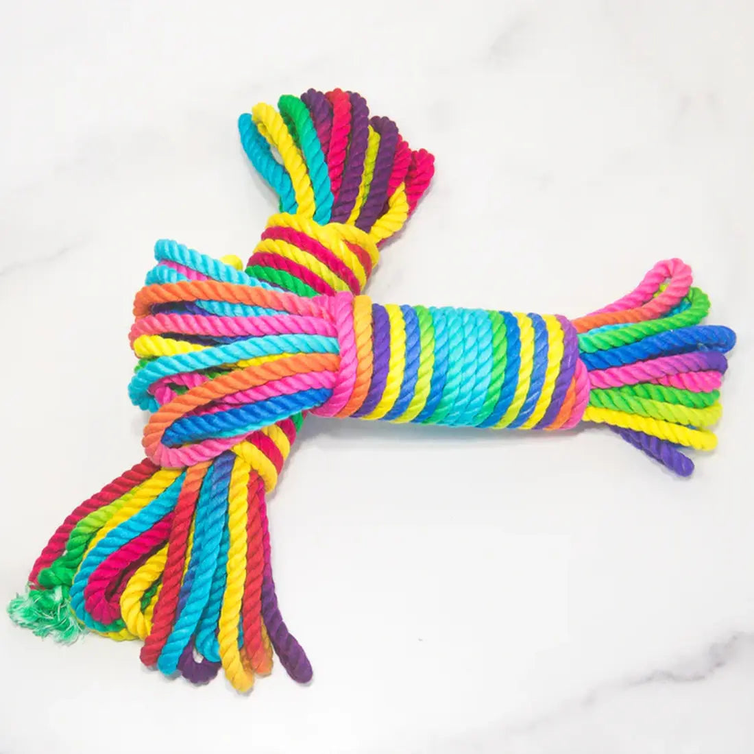 Funfetti Rainbow Bondage Rope  BDSM
