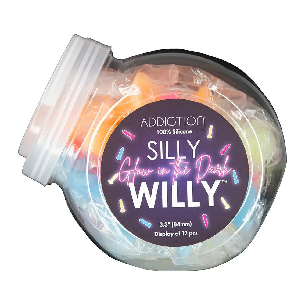 Funny Adult Party Favors Addiction Silly Willy Glow-in-the-Dark Mini Dildos  Novelties - Gag Gifts
