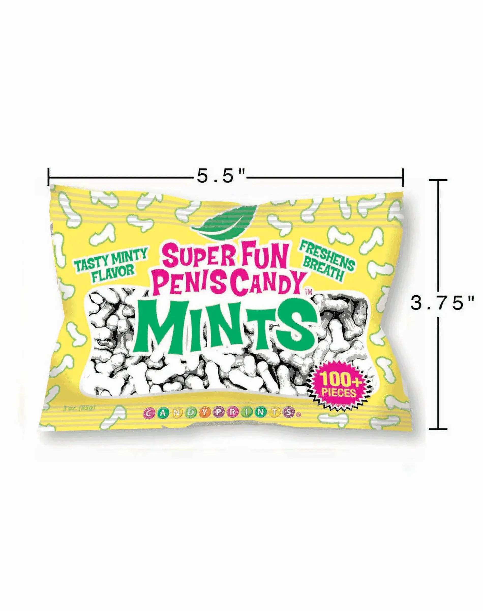 Funny Gift Adult Mints - Penis Candy Mints 3 oz. Bag  Novelties - Gag Gifts