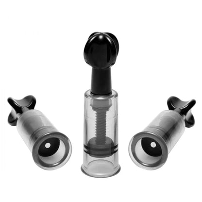 Fusion Triple Suckers - Adjustable Twist Suction Sex Toys  Nipple and Clit Toys