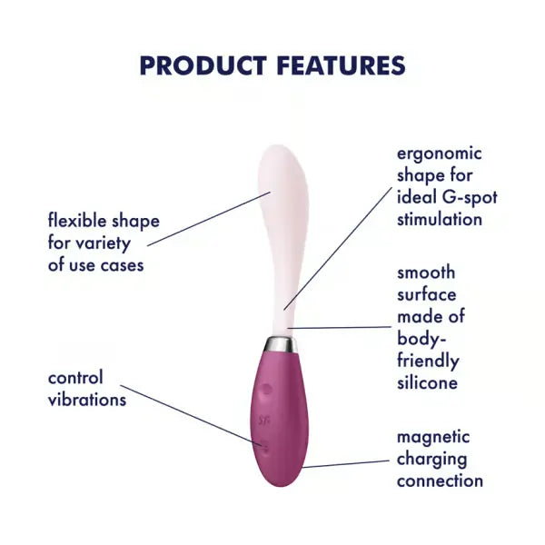 Satisfyer G-Spot Flex 3 – Flexible G-Spot Vibrator Sex Toy for Women