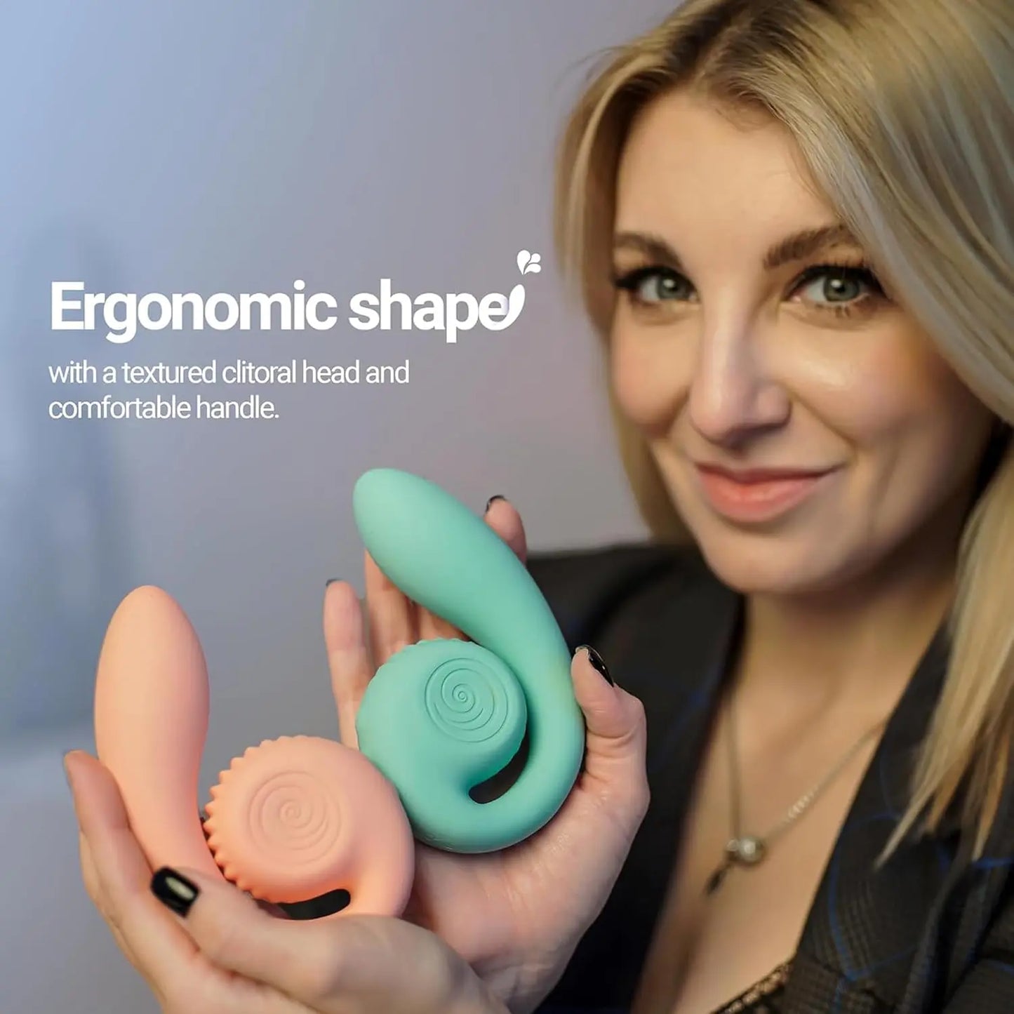 G-Spot Vibrator Snail Sex Toy - Snail Vibe SVibe Gizi Tiffany Blue  G-Spot Vibrator