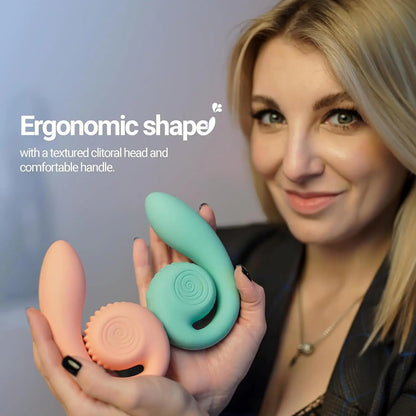 G-Spot Vibrator Snail Sex Toy - Snail Vibe SVibe Gizi Tiffany Blue  G-Spot Vibrator