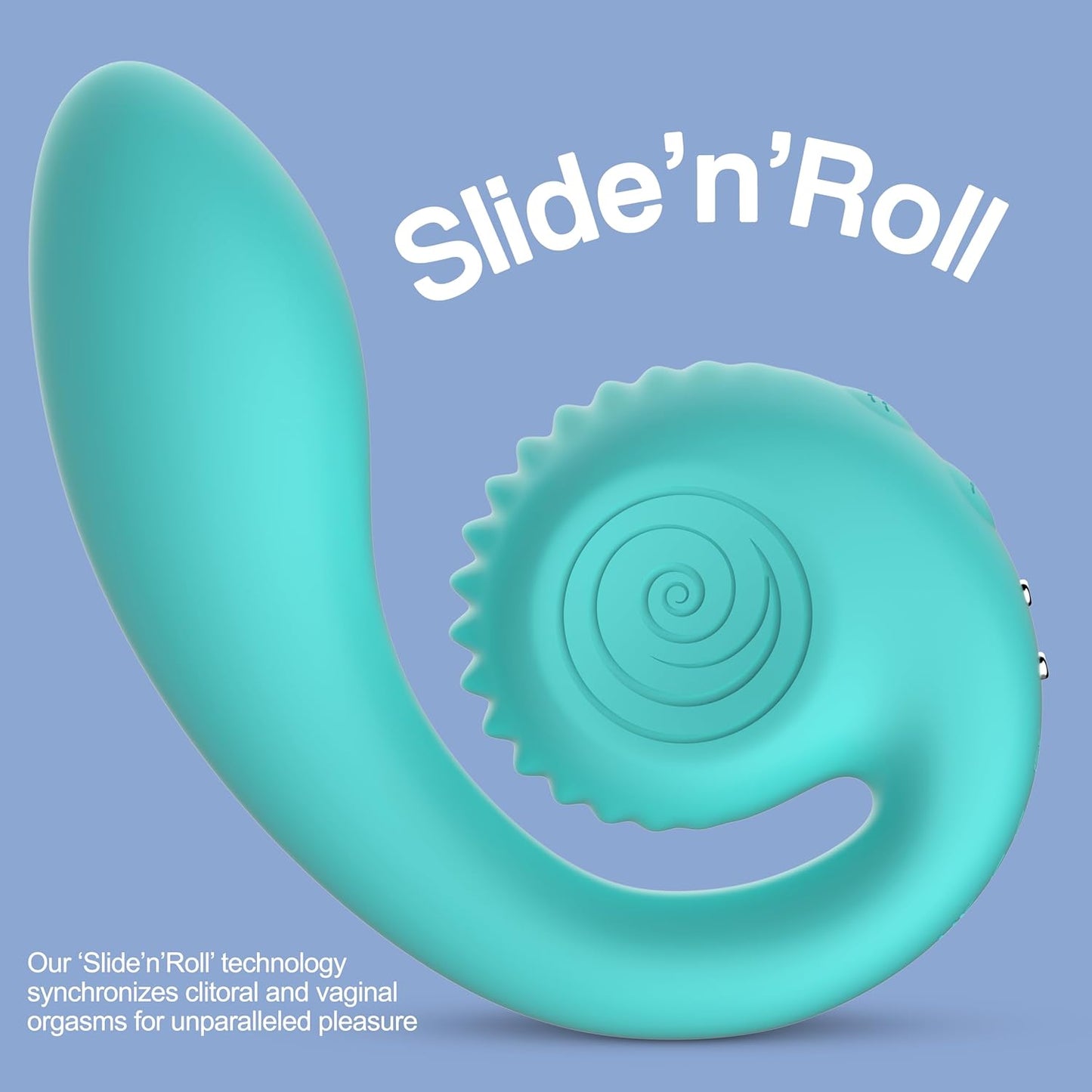 G-Spot Vibrator Snail Sex Toy - Snail Vibe SVibe Gizi Tiffany Blue  Vibrator