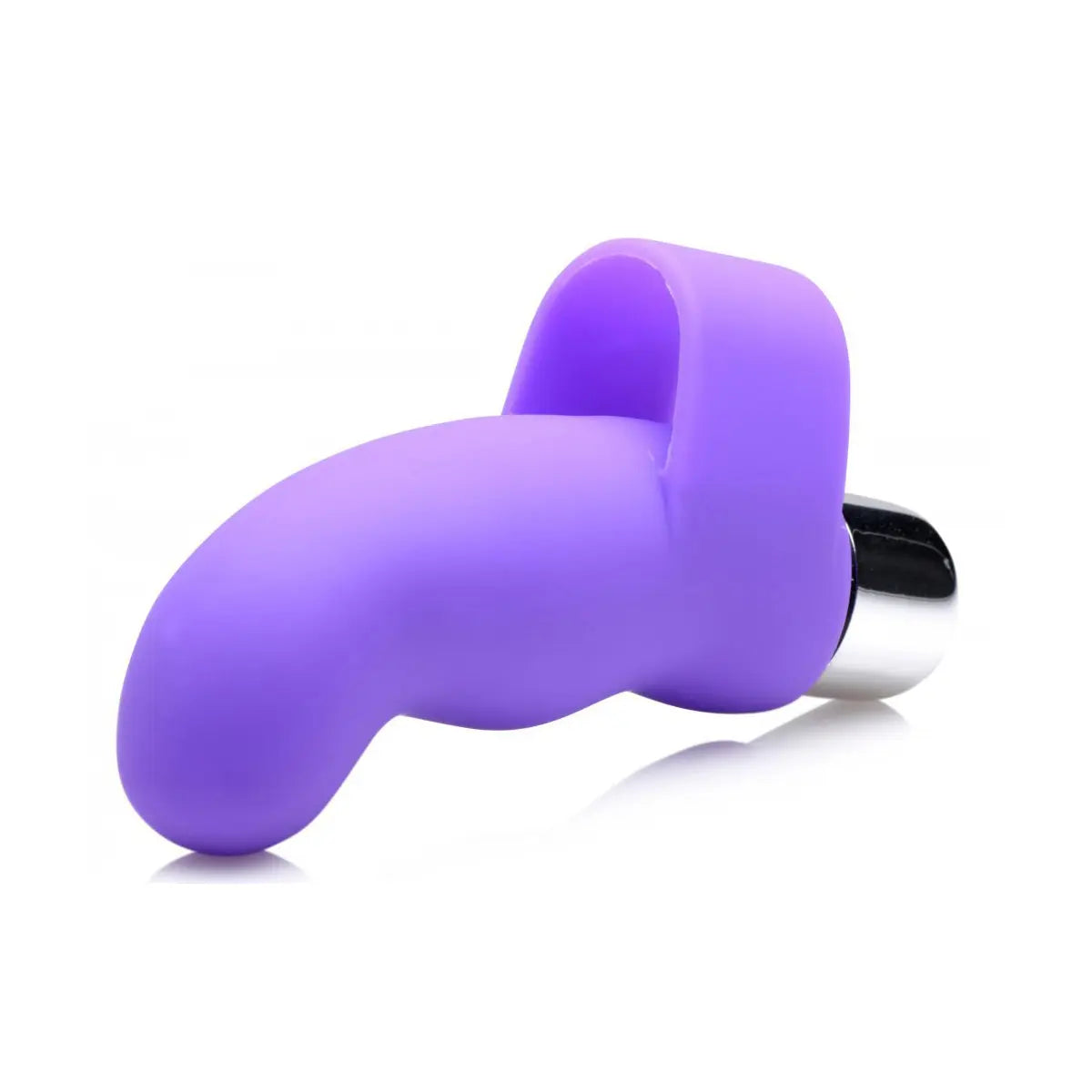 G-Thrill Silicone Finger Vibe - Purple Finger Vibrator  Vibrating Toys