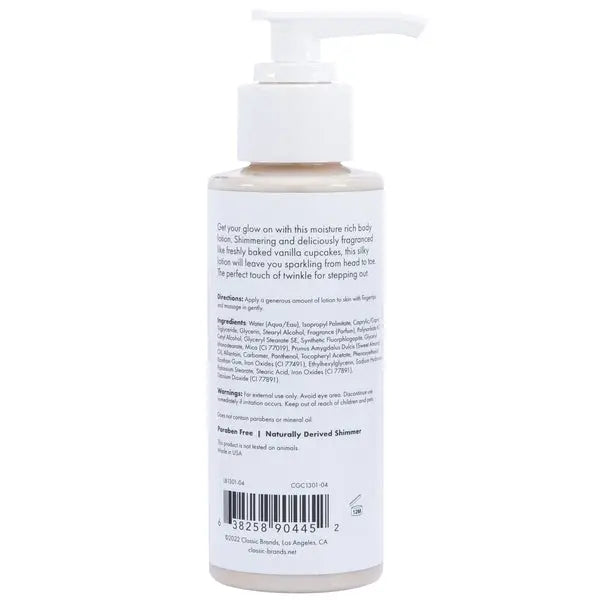 GLOW Gold Shimmer Lotion - Gold 4oz | 118mL  Lubes, Lotions and Accessories