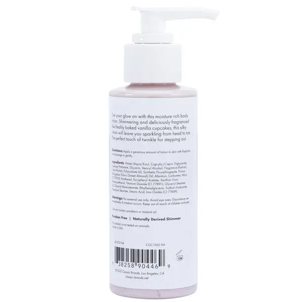 GLOW Pink Shimmer Lotion - Pink 4oz | 118mL  Lubes, Lotions and Accessories
