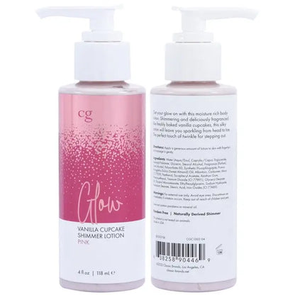 GLOW Pink Shimmer Lotion - Pink 4oz | 118mL  Lubes, Lotions and Accessories