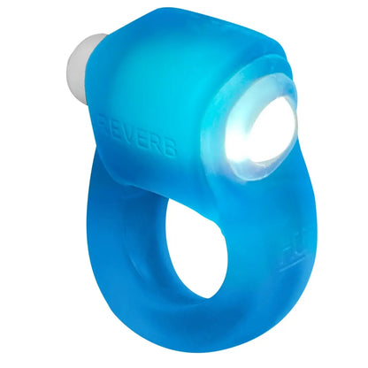 GLOWDICK, cockring with LED, BLUE ICE  For Him
