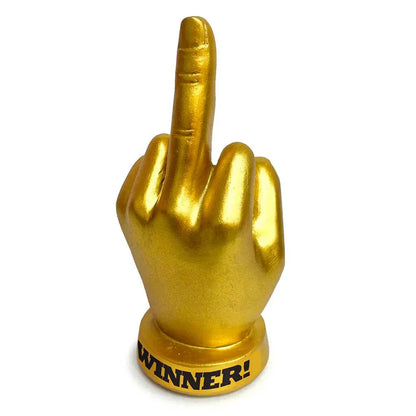 Gag Gift Funny Award - Golden F-U Middle Finger Trophy  Novelties - Gag Gifts