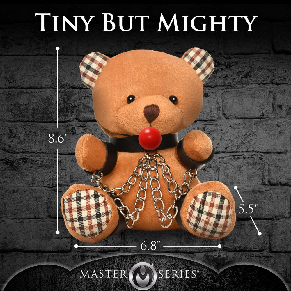 Gagged Bondage Teddy Bear Adult Novelty BDSM Gift Ideas  Home Decor